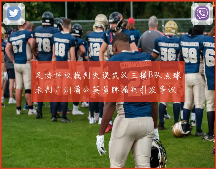 足协评议裁判失误武汉三镇B队点球未判广州蒲公英黄牌漏判引发争议